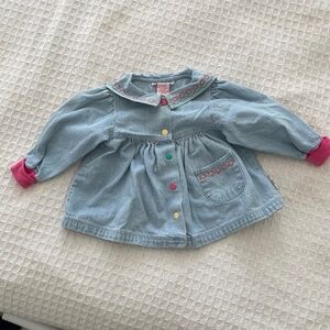 VTG Gymboree Denim Dress - Size 9m-18M